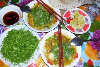 20121226162850 chaoluonquangnam Món đặc sản Cháo lươn xanh Quảng Nam